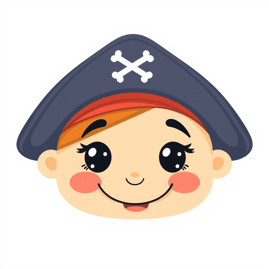 Chapeau de pirate classique en papier journal