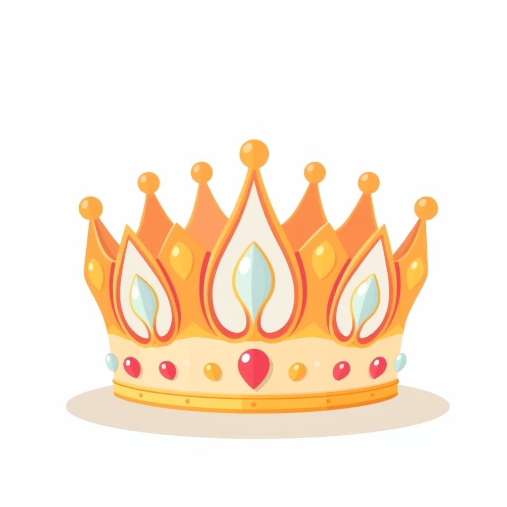 Couronne royale brillante en papier aluminium