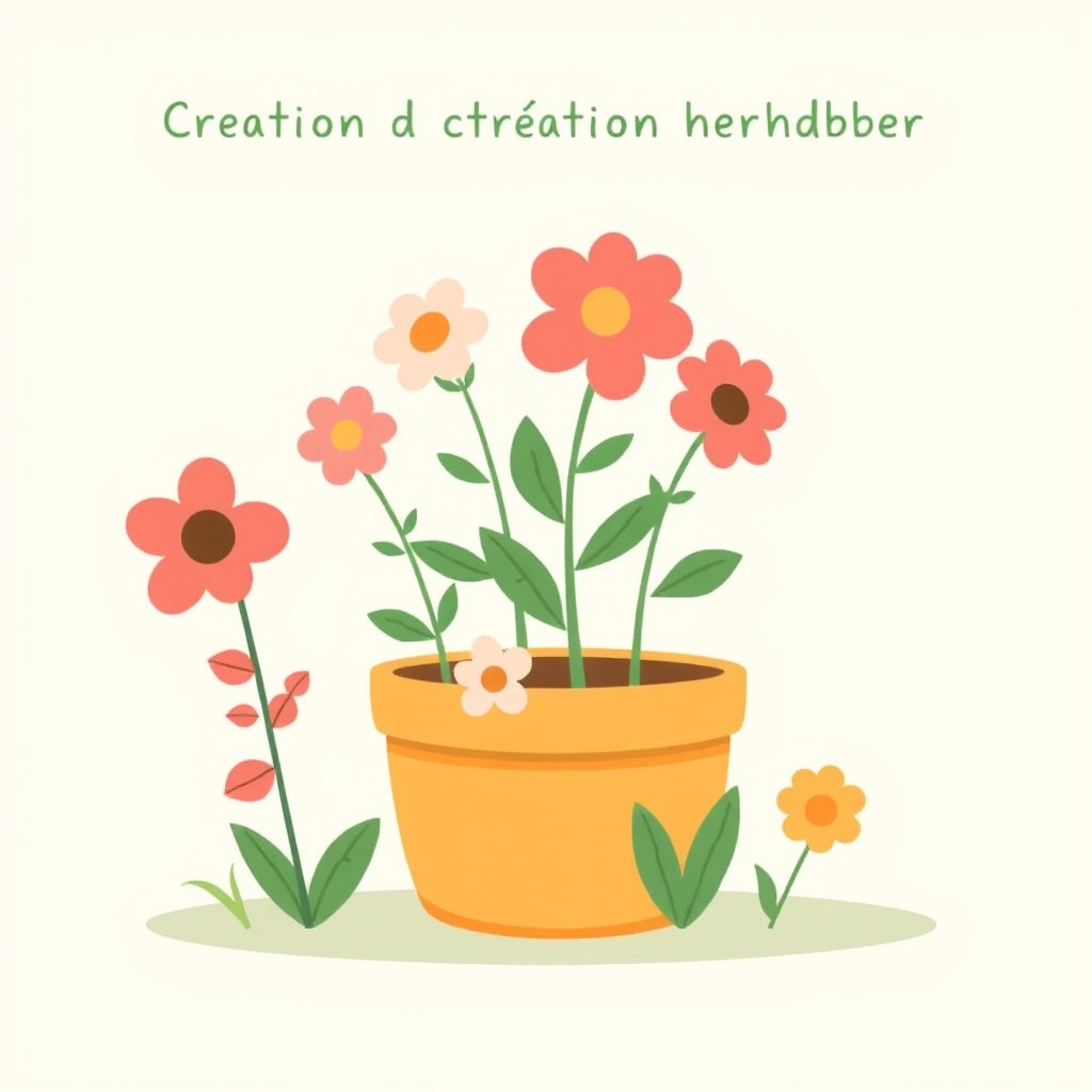 Création d'un premier herbier de fleurs pressées