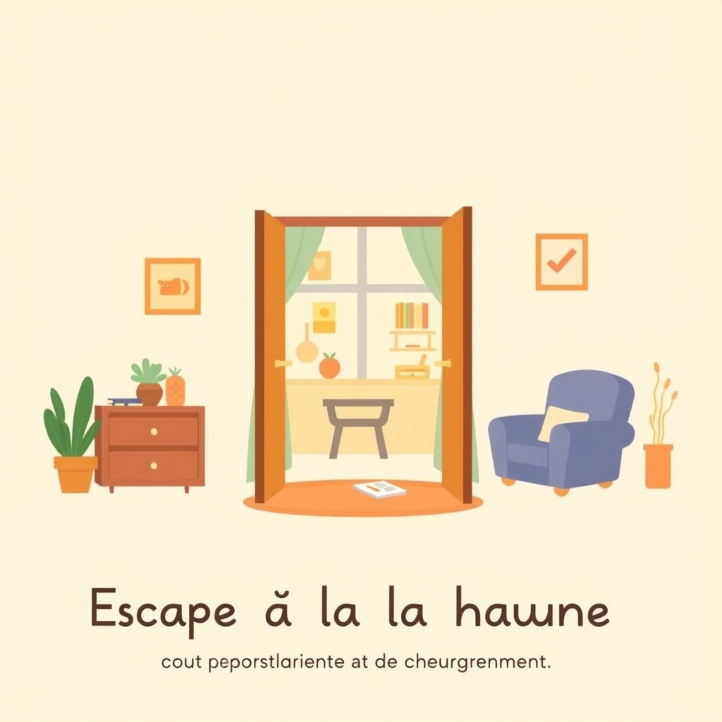 Escape game à la maison avec messages cryptés et chiffrement de César