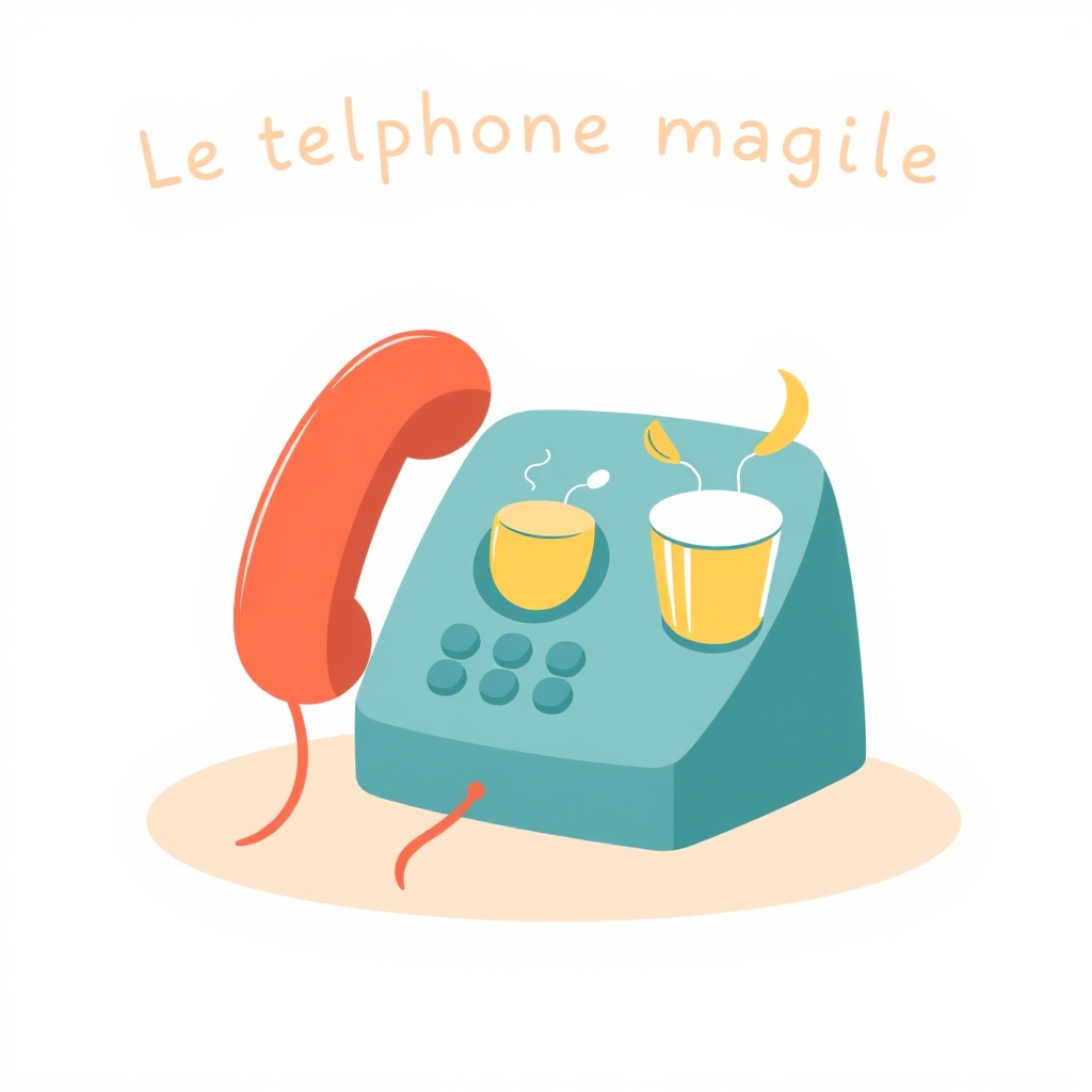Le téléphone magique avec pots de yaourt et ficelle