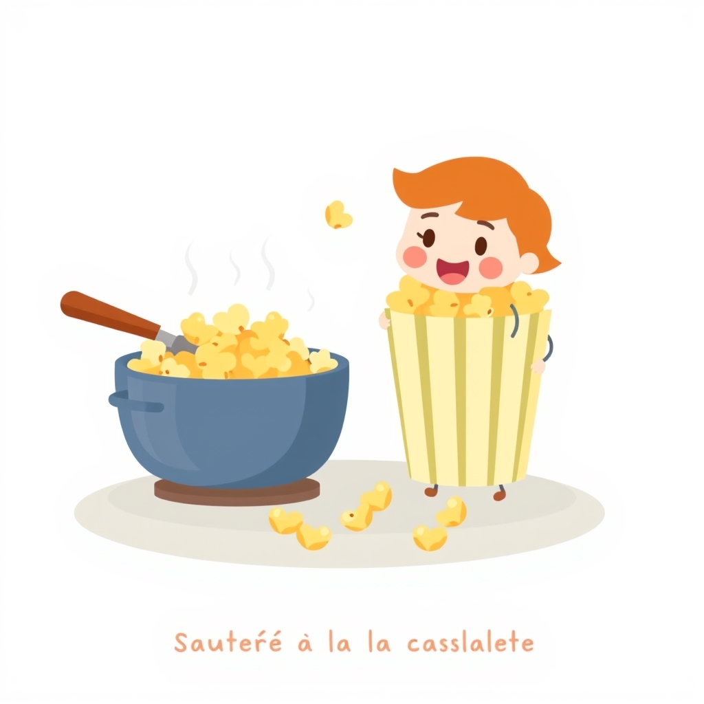 Pop-corn magique sauté à la casserole