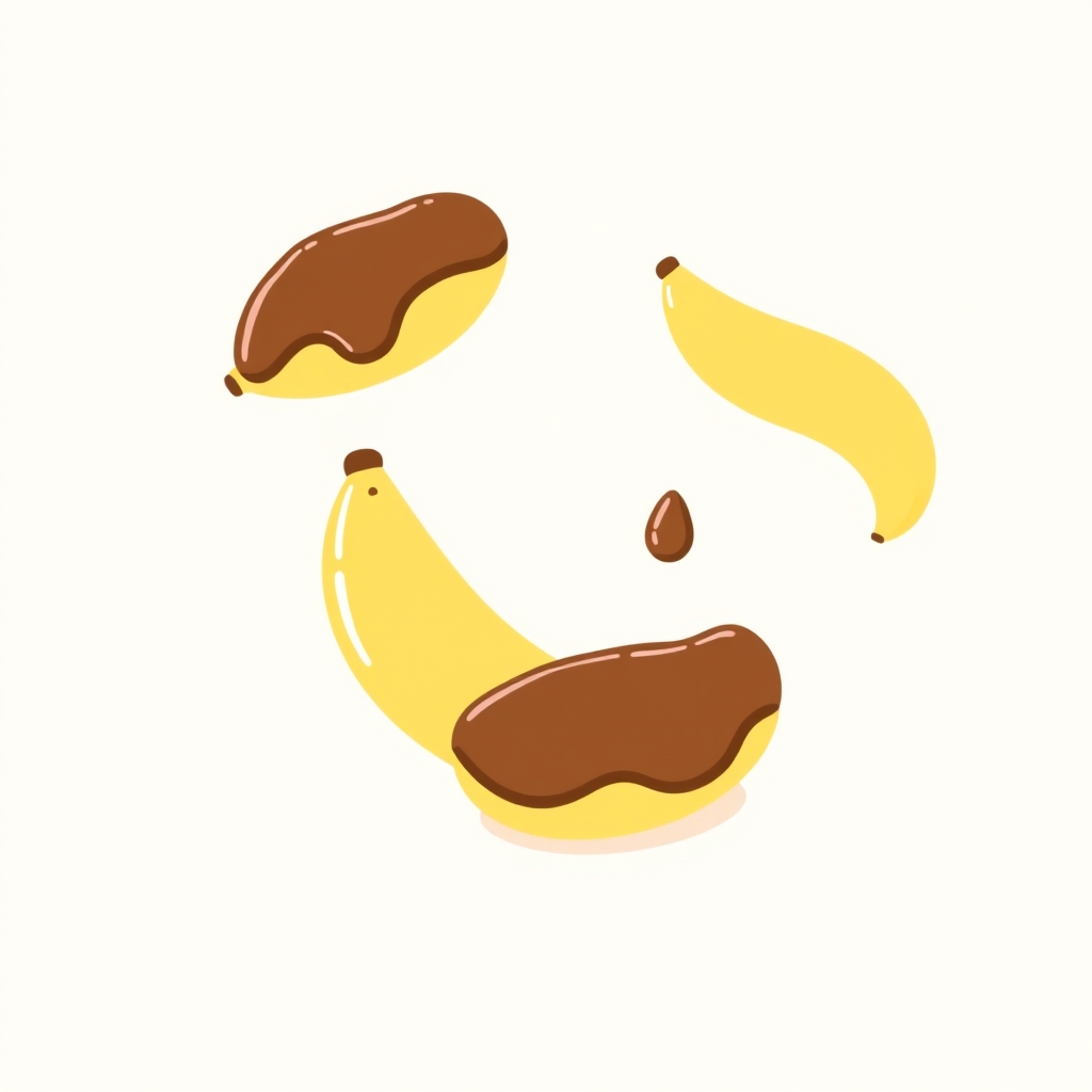 Sucettes de banane trempées au chocolat