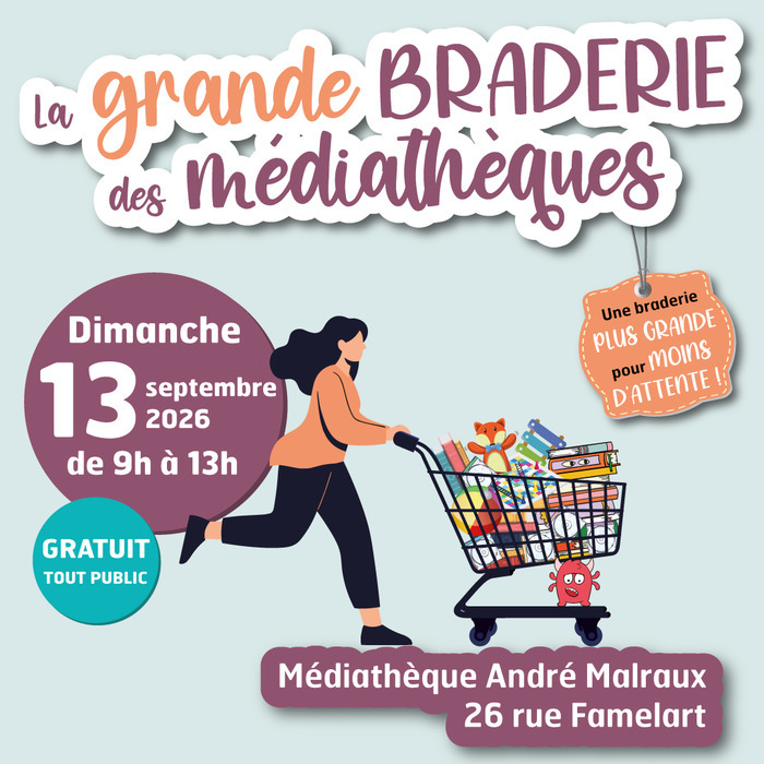 La grande braderie des médiathèques