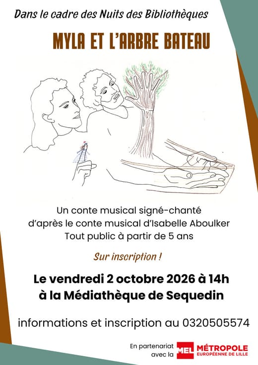 Myla et l'arbre bateau : un conte chanté et signé