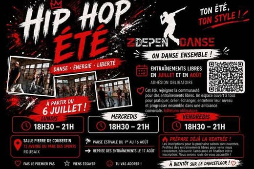 Hip-hop : les entraînements d'été avec Indépen'danse